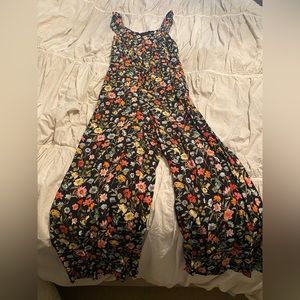 Loft Floral Jumpsuit Size 10